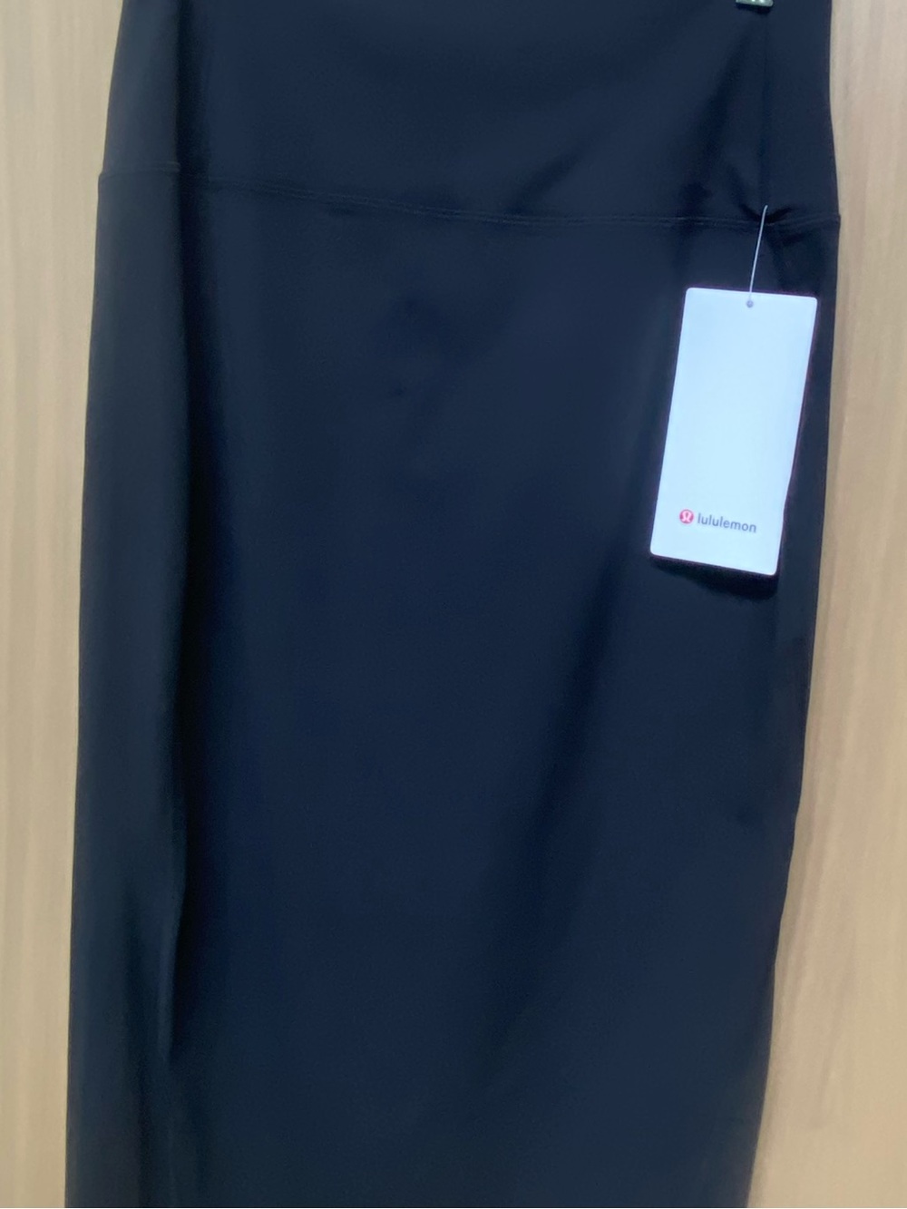 lululemon athletica Black Nulu Pencil Midi Skirt Size 8 - Picture 4 of 9